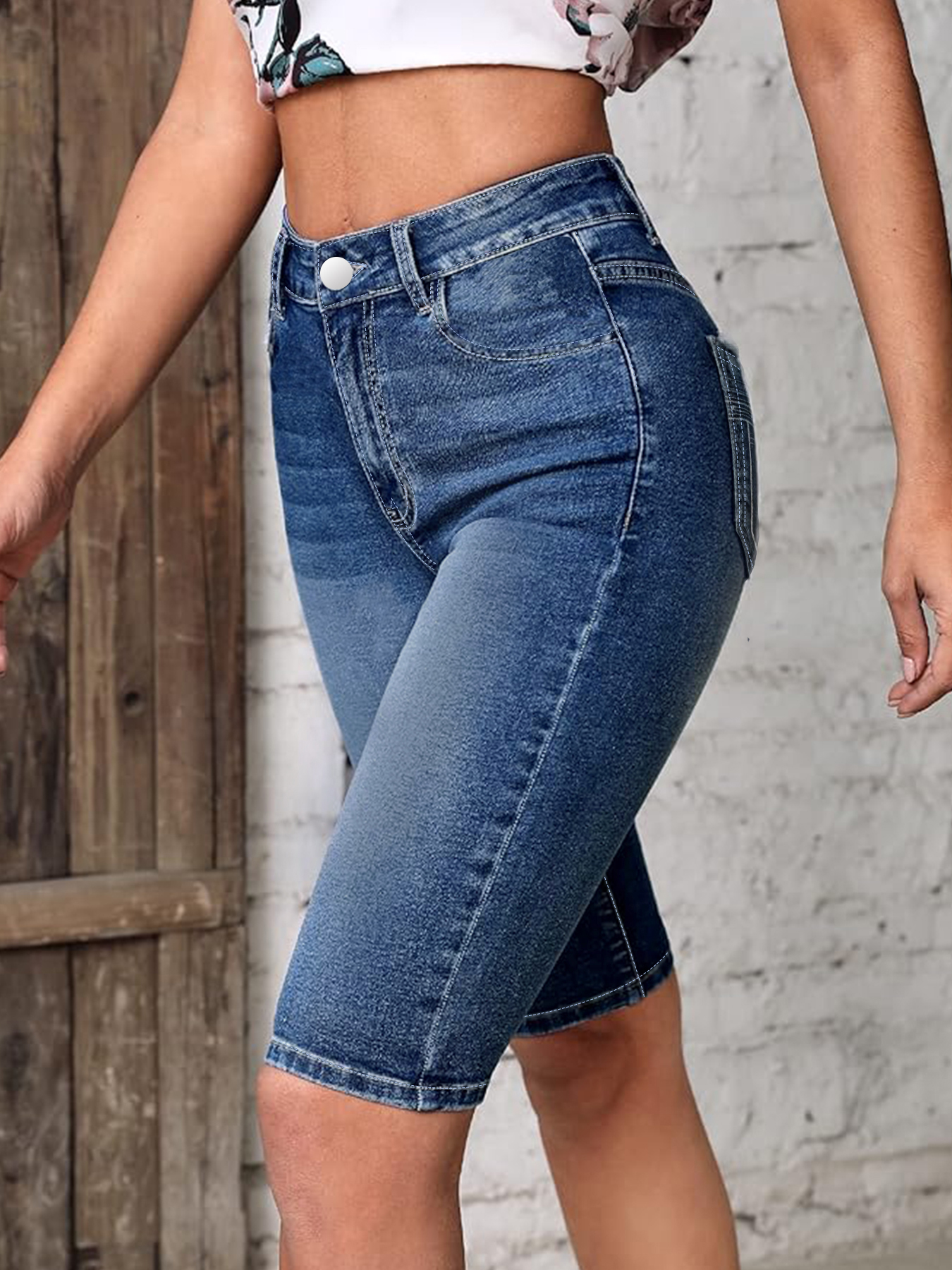 plus Size High Waist Denim Jea – Embroidery Jeans Bewertung und Preis