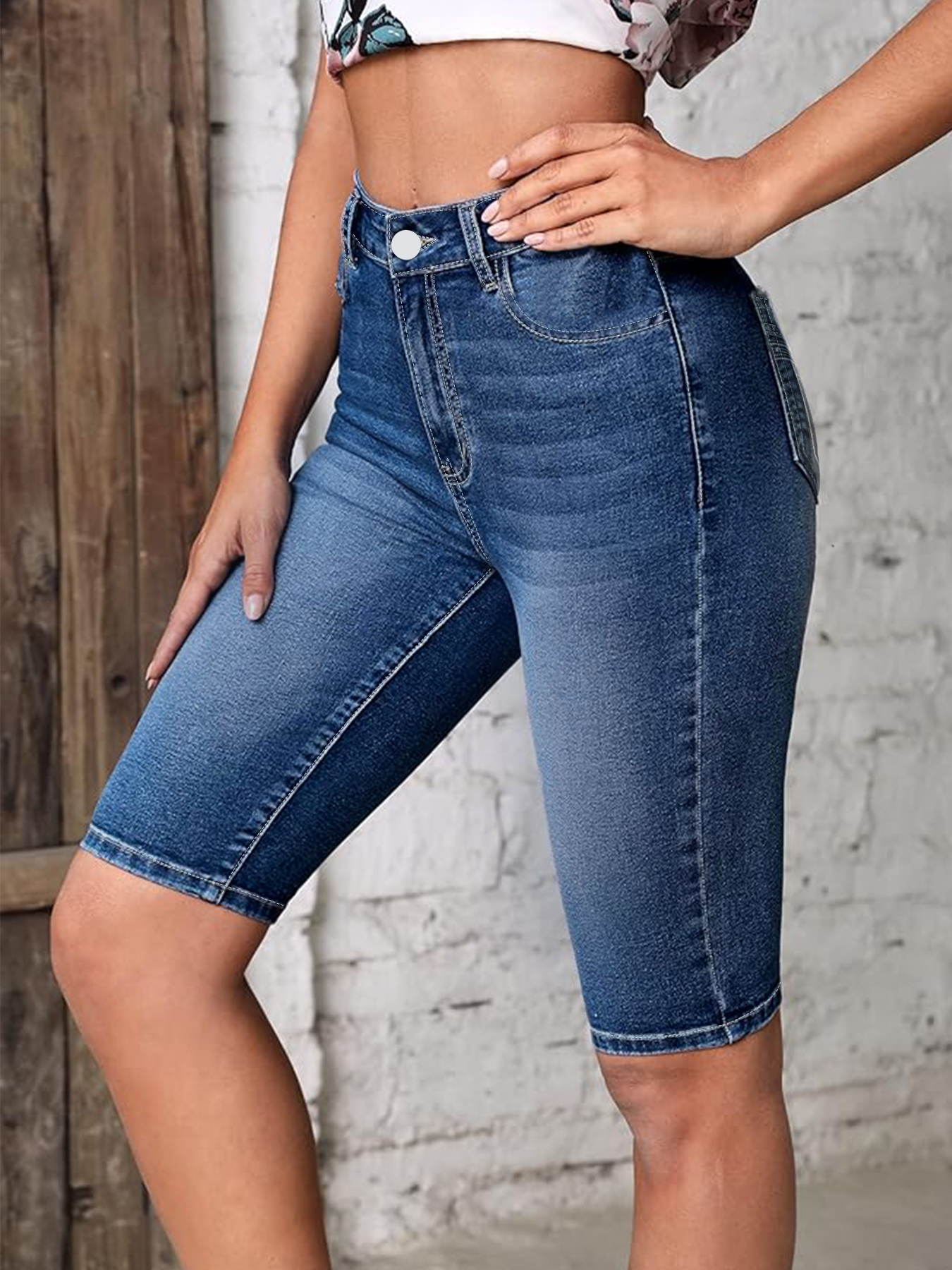 plus Size High Waist Denim Jea – Embroidery Jeans Bewertung und Preis