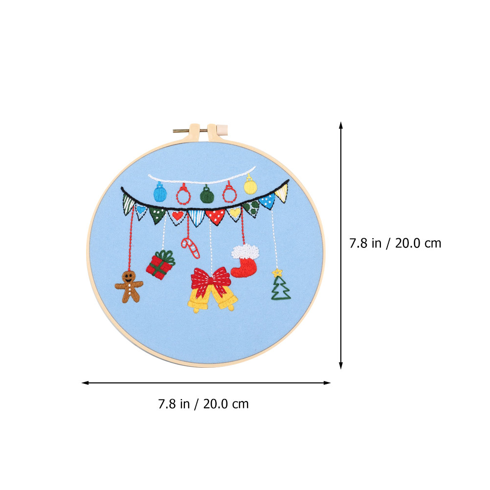 1 set 1 Set Diy Embroidery Kit – Embroidery Xmas Kits Bewertung und Preis