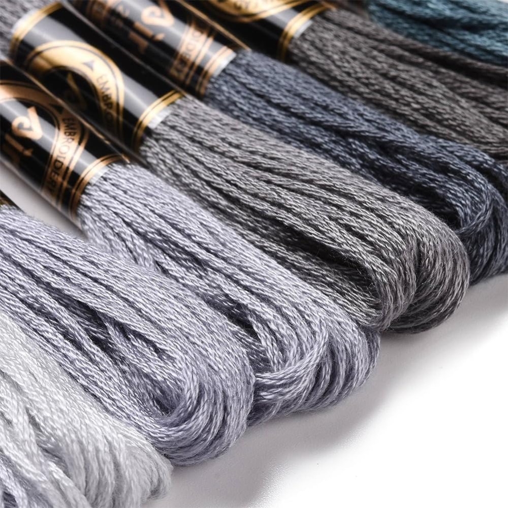 8 Skeins 70 Yards Grey Friends – Embroidery Thread Bewertung und Preis