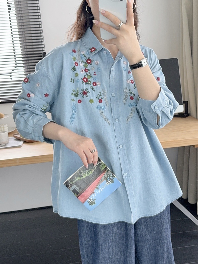 Harajuku y2k Denim Shirts Wome – Embroidery Jeans Bewertung und Preis