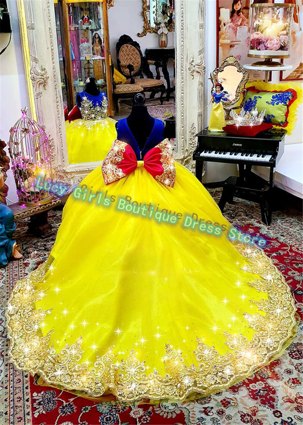 Luxuriously Yellow Flower Girl – Embroidery Yellow Flower Bewertung und Preis