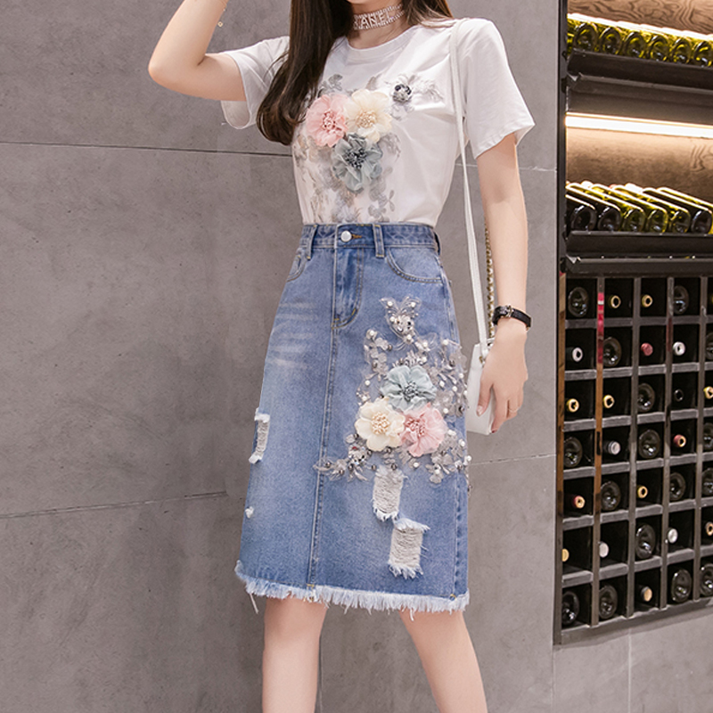 Women Heavy Work Embroidery 3D – Embroidery Jeans Bewertung und Preis