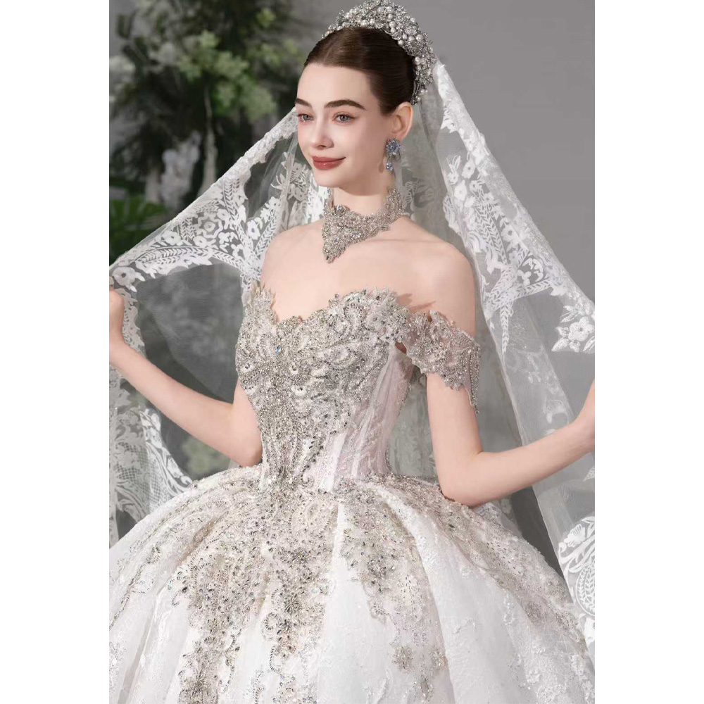 Luxury Off The Shoulder Sweeth – Embroidery Organza Bewertung und Preis