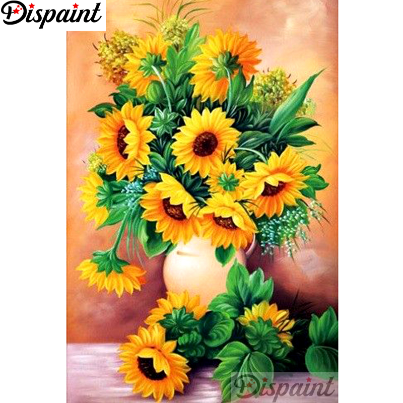 Dispaint Full Square/Round Dri – Embroidery Yellow Flower Bewertung und Preis