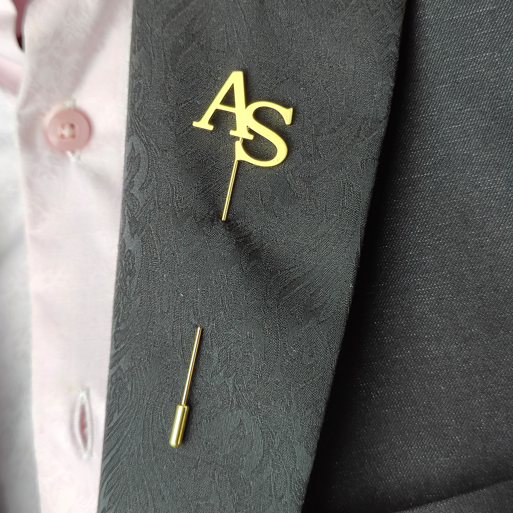 Sherman Custom  Lapel Pins Men – Embroidery Initials Bewertung und Preis