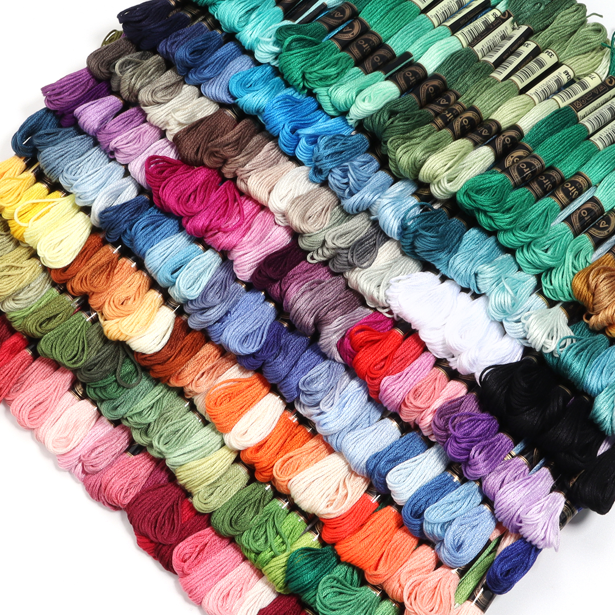 6Pcs/Lot Multicolor Polyester  – Embroidery Thread Bewertung und Preis