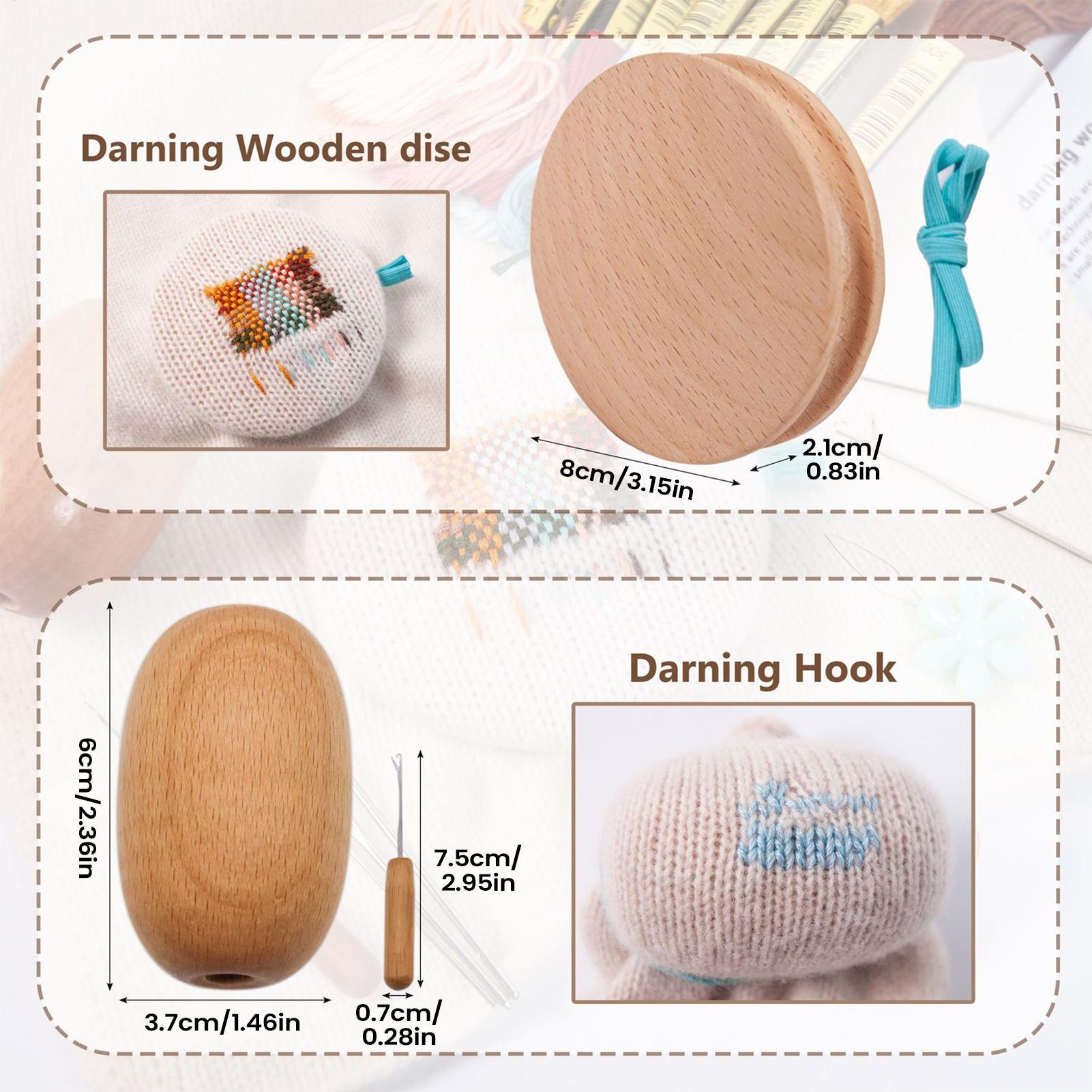 Darning Supplies Wooden Disc W – Embroidery Egg Bewertung und Preis