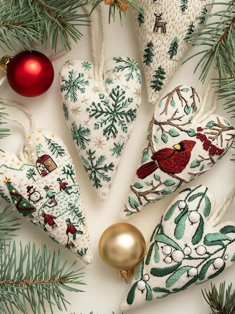 8Pcs Embroidery Christmas Orna – Embroidery Xmas Kits Bewertung und Preis