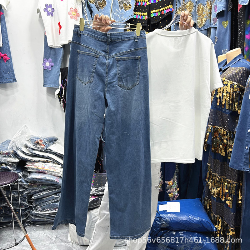 New Spring Summer Women Two-pi – Embroidery Jeans Bewertung und Preis