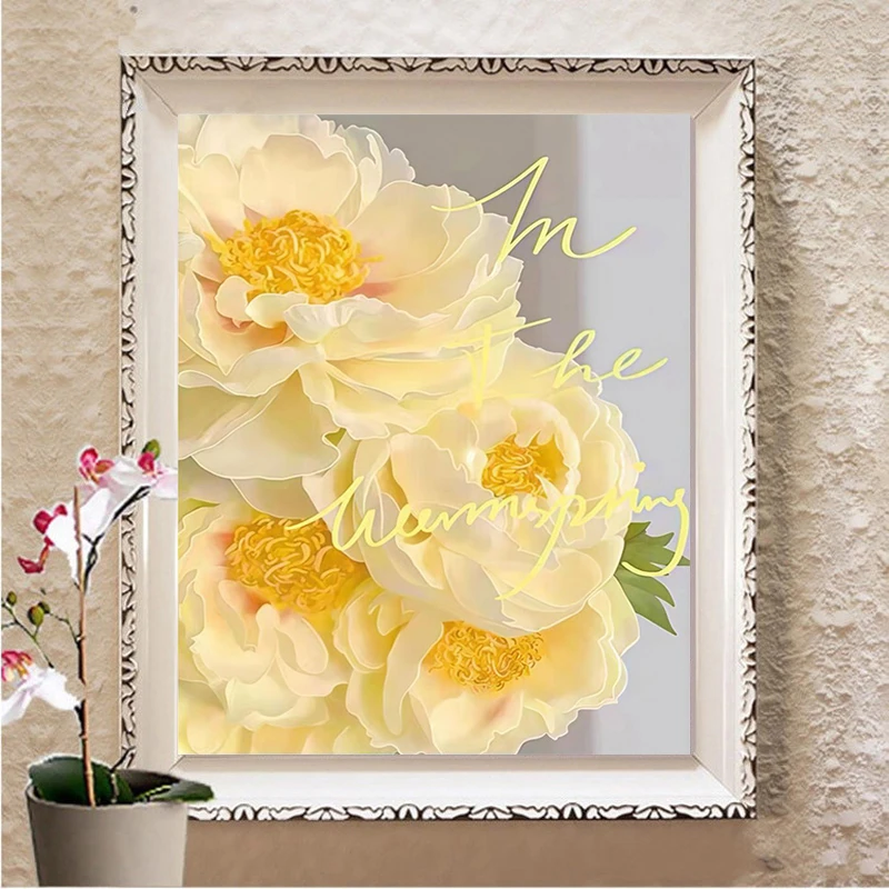 Yellow Flowers 5D Diamond Pain – Embroidery Yellow Flower Bewertung und Preis