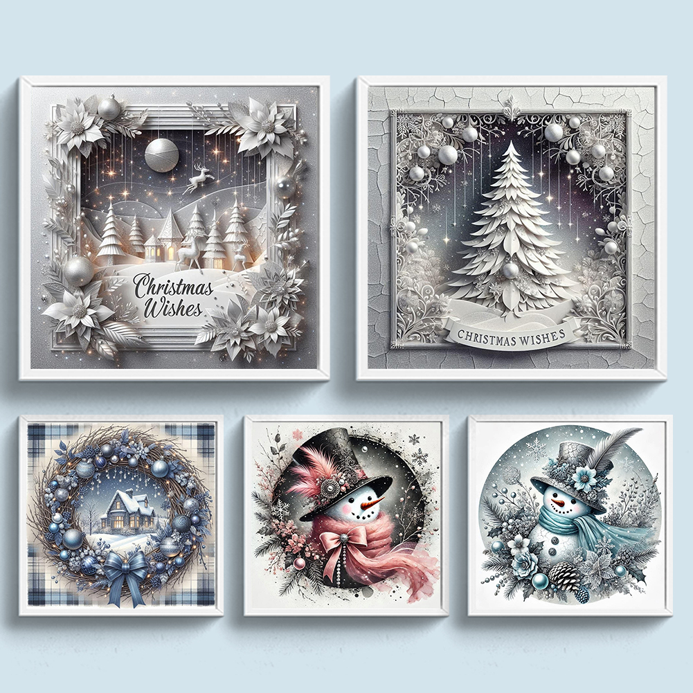 Xmas Printed Cross Stitch Kit  – Embroidery Xmas Kits Bewertung und Preis