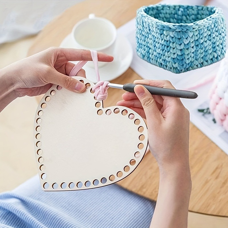 3pcs Heart-Shaped Crochet Bask – Embroidery Hoop Bewertung und Preis