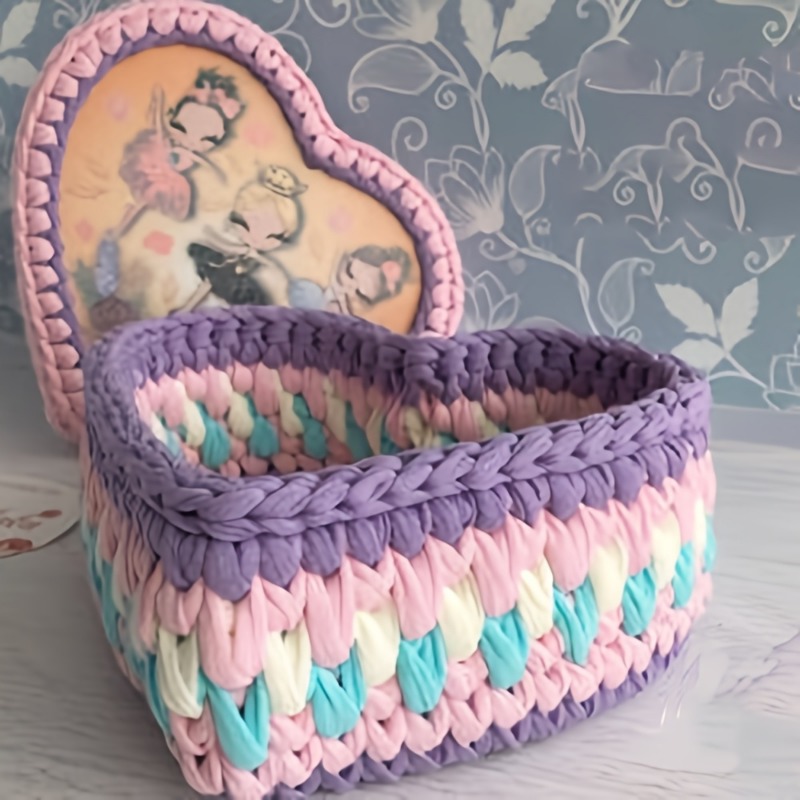 3pcs Heart-Shaped Crochet Bask – Embroidery Hoop Bewertung und Preis