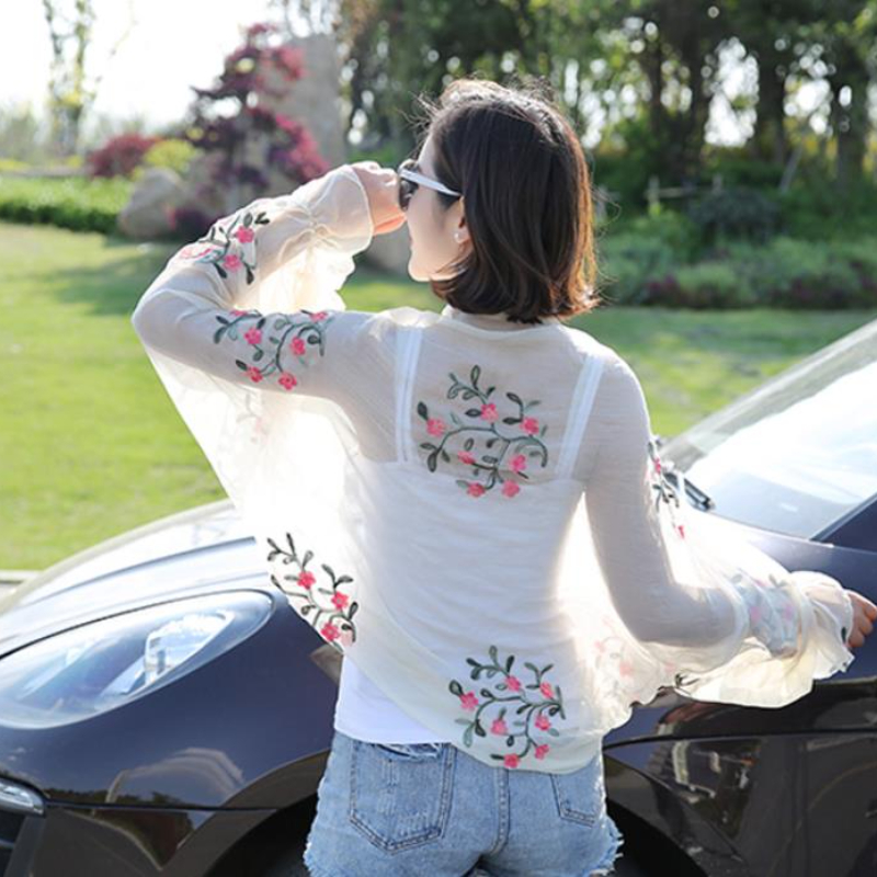 2025 Summer New Women Long Cas – Embroidery Tshirt Bewertung und Preis