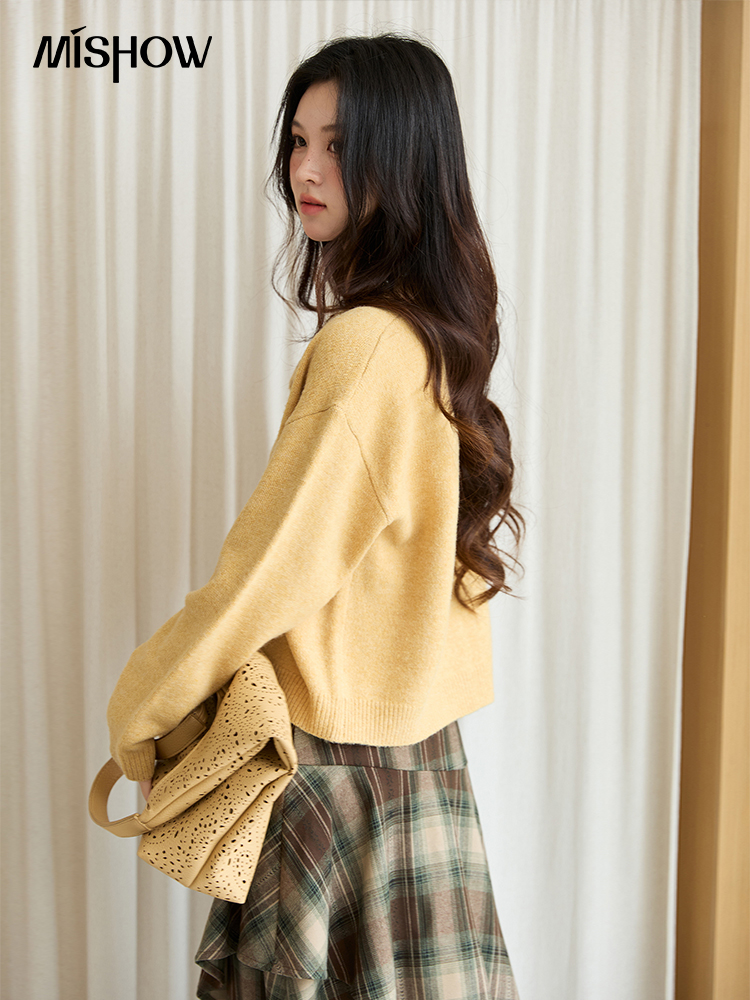 MISHOW Women's Autumn Cardigan – Embroidery Yellow Flower Bewertung und Preis
