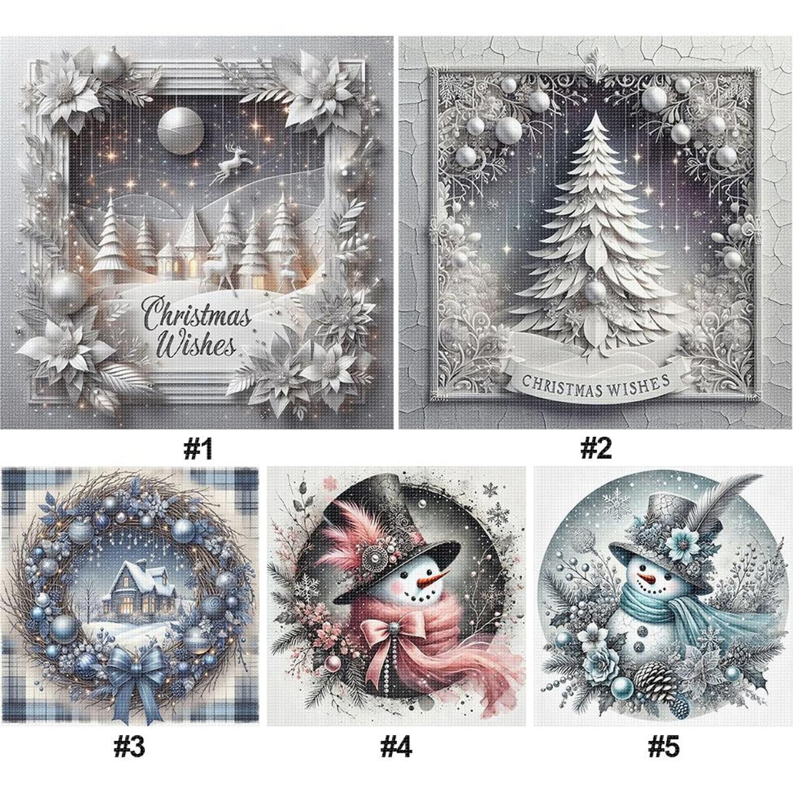 Xmas Printed Cross Stitch Kit  – Embroidery Xmas Kits Bewertung und Preis