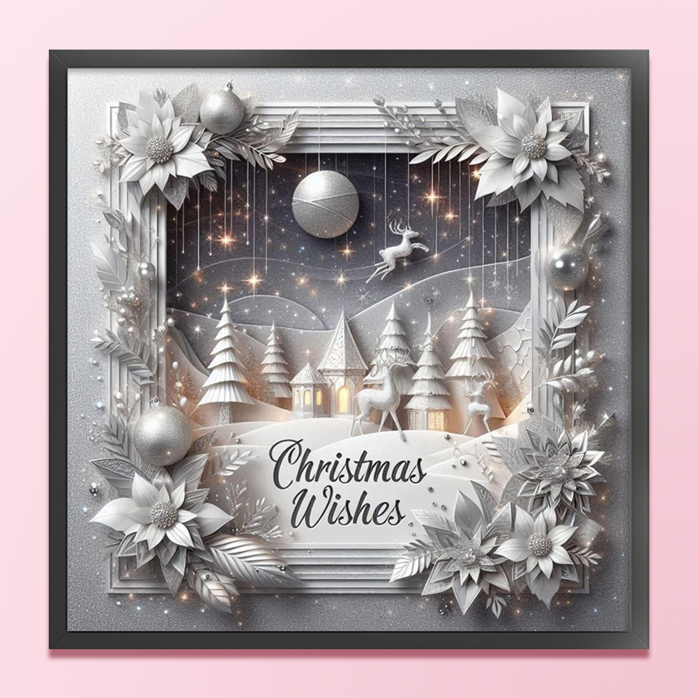 Xmas Printed Cross Stitch Kit  – Embroidery Xmas Kits Bewertung und Preis