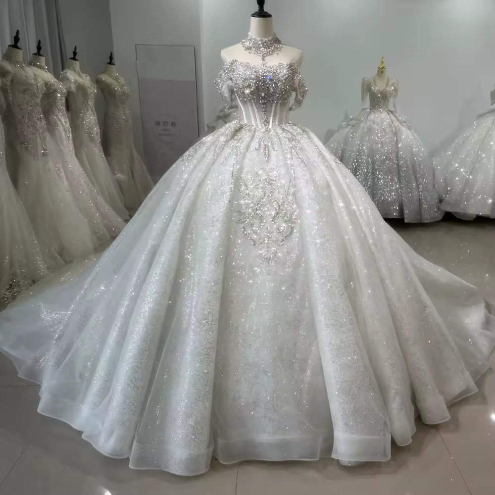 Civil Wedding Dress Sleeveless – Embroidery Organza Bewertung und Preis