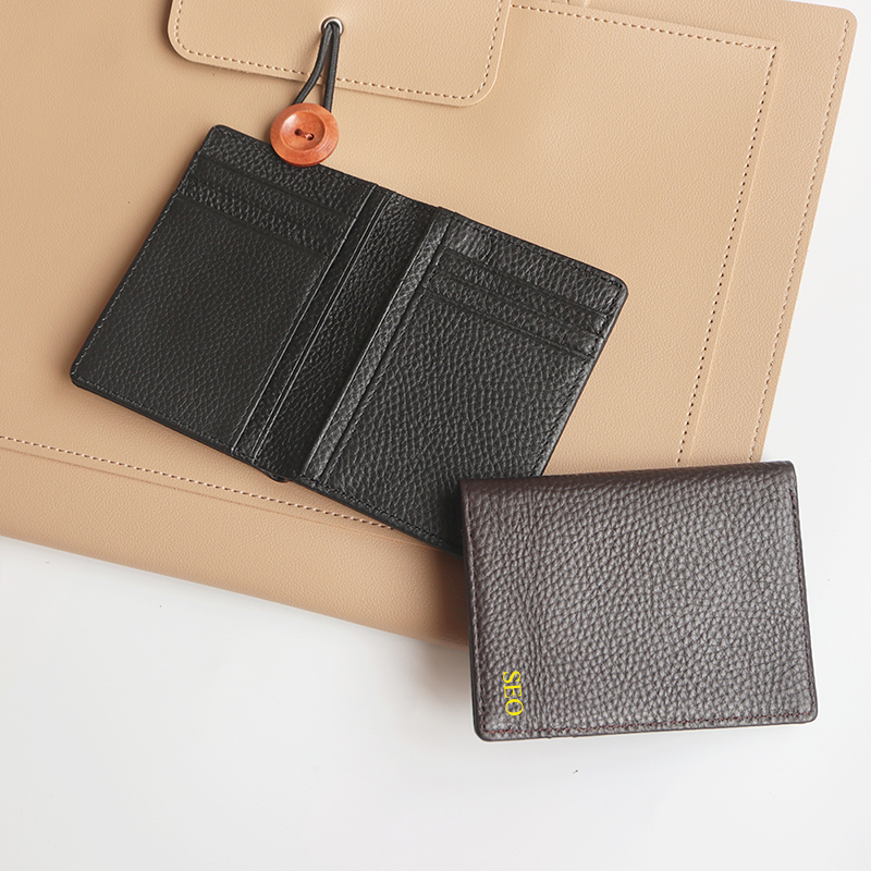 Genuine Leather Card Holder Ma – Embroidery Alphabet Bewertung und Preis