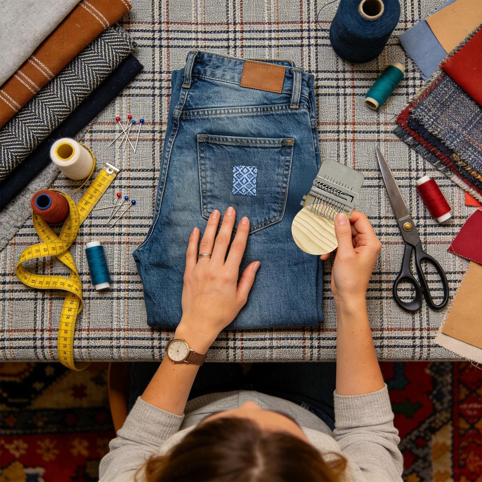 Knit Patch Loom Kit Small Patc – Embroidery Jeans Bewertung und Preis