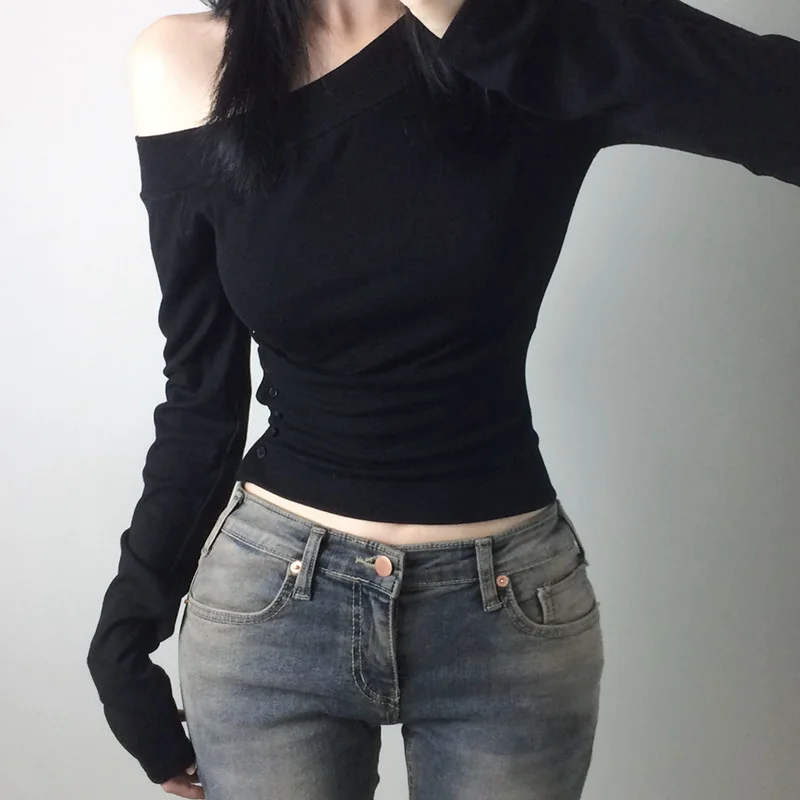 Y2K Vintage Pleated Button T-S – Embroidery Tshirt Bewertung und Preis