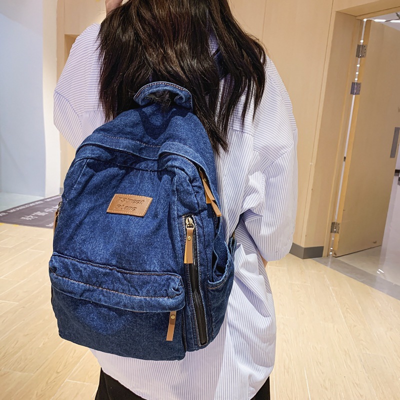 Denim Fashion Backpacks for Sc – Embroidery Jeans Bewertung und Preis