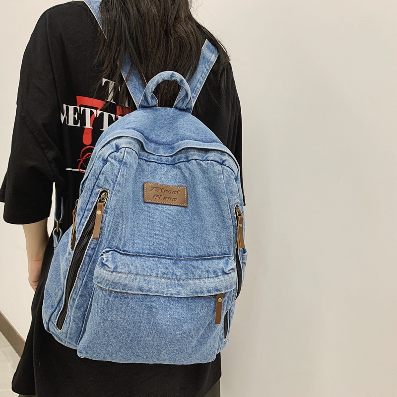 Denim Fashion Backpacks for Sc – Embroidery Jeans Bewertung und Preis