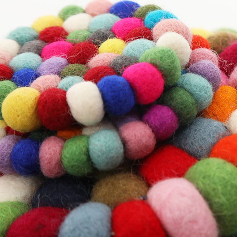 Colored Balls Woven Cup Mats W – Felt Sheet Wool Bewertung und Preis