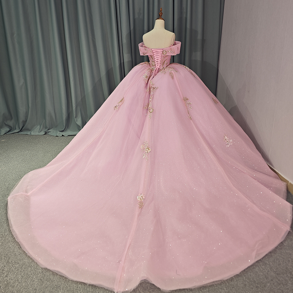 Pink Sweetheart Shiny Ball Gow – Embroidery Organza Bewertung und Preis