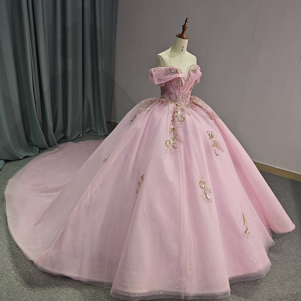 Pink Sweetheart Shiny Ball Gow – Embroidery Organza Bewertung und Preis