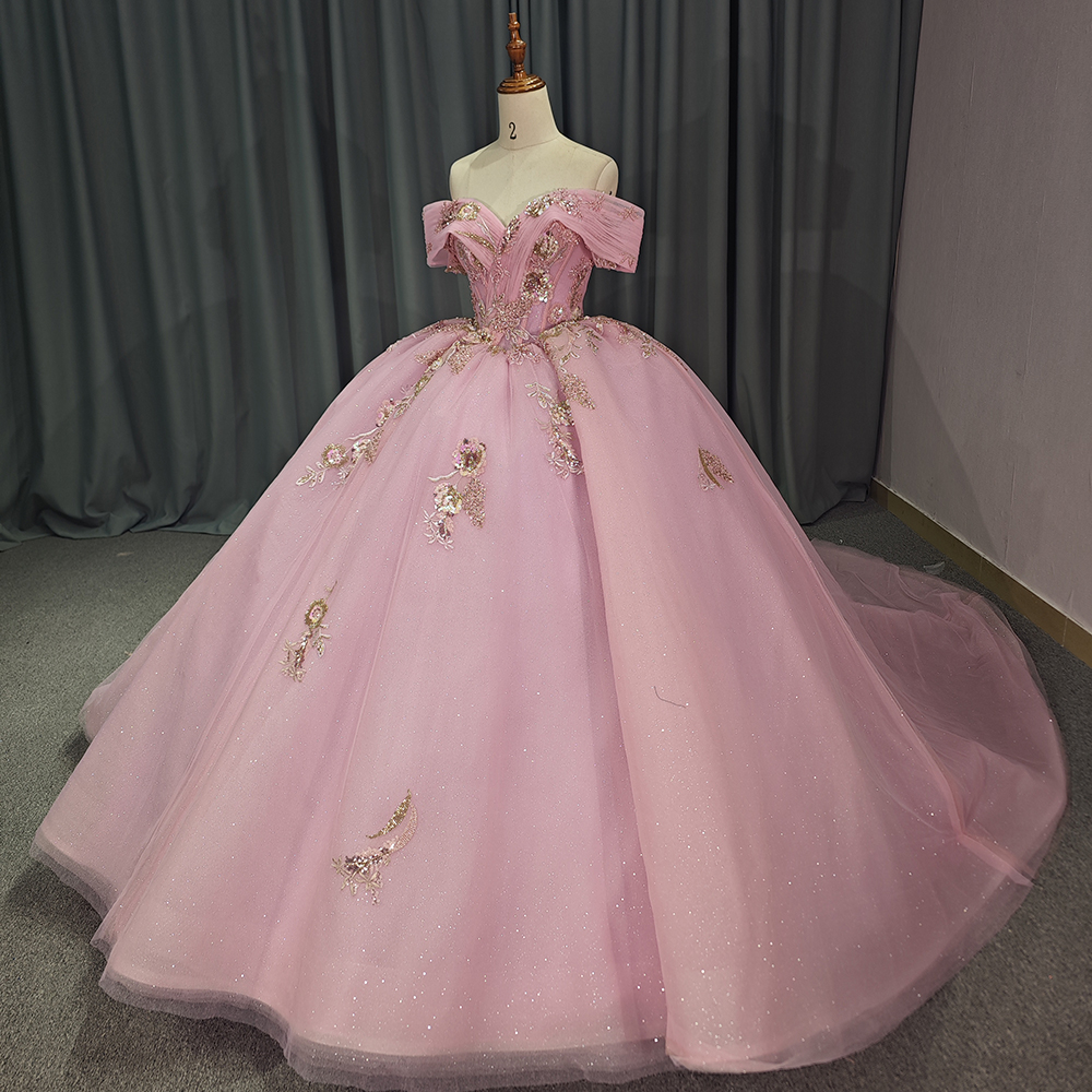 Pink Sweetheart Shiny Ball Gow – Embroidery Organza Bewertung und Preis