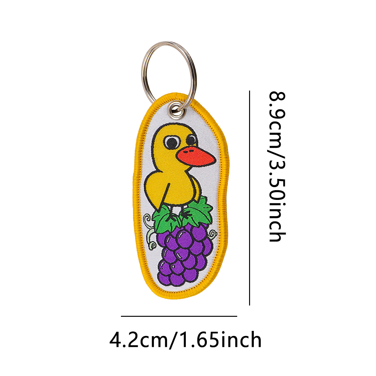 1pcs Cartoon Fox Giraffe Keych – Embroidery Ring Bewertung und Preis