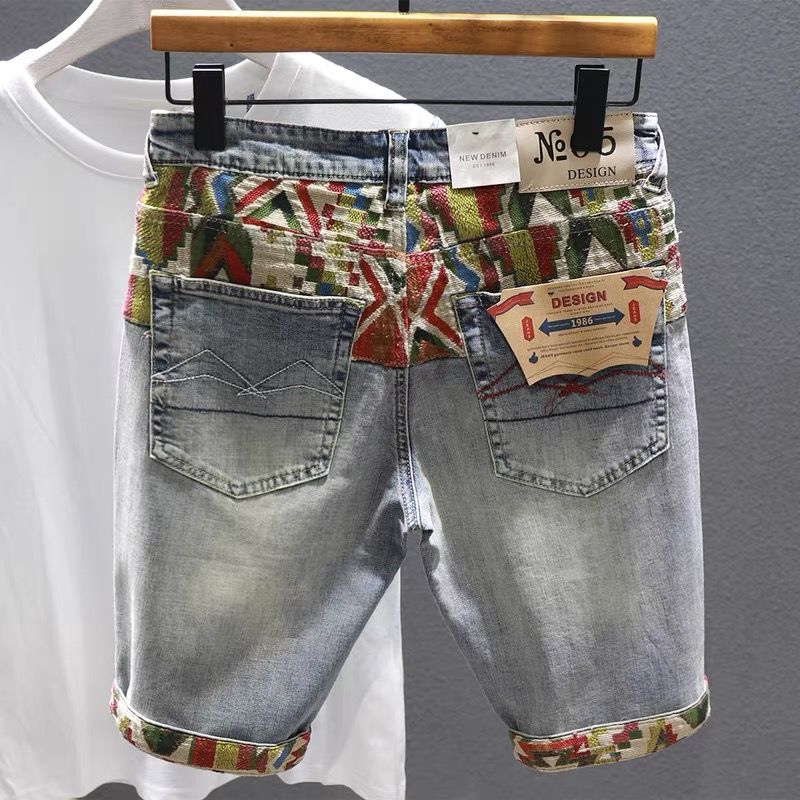 Man Denim Shorts Selvedge Mult – Embroidery Jeans Bewertung und Preis