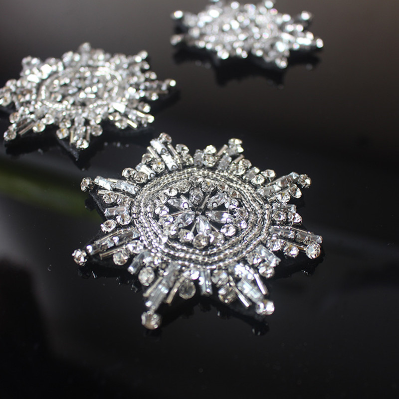 3pcs/lot Star Badge Beaded Pat – Embroidery Xmas Bewertung und Preis