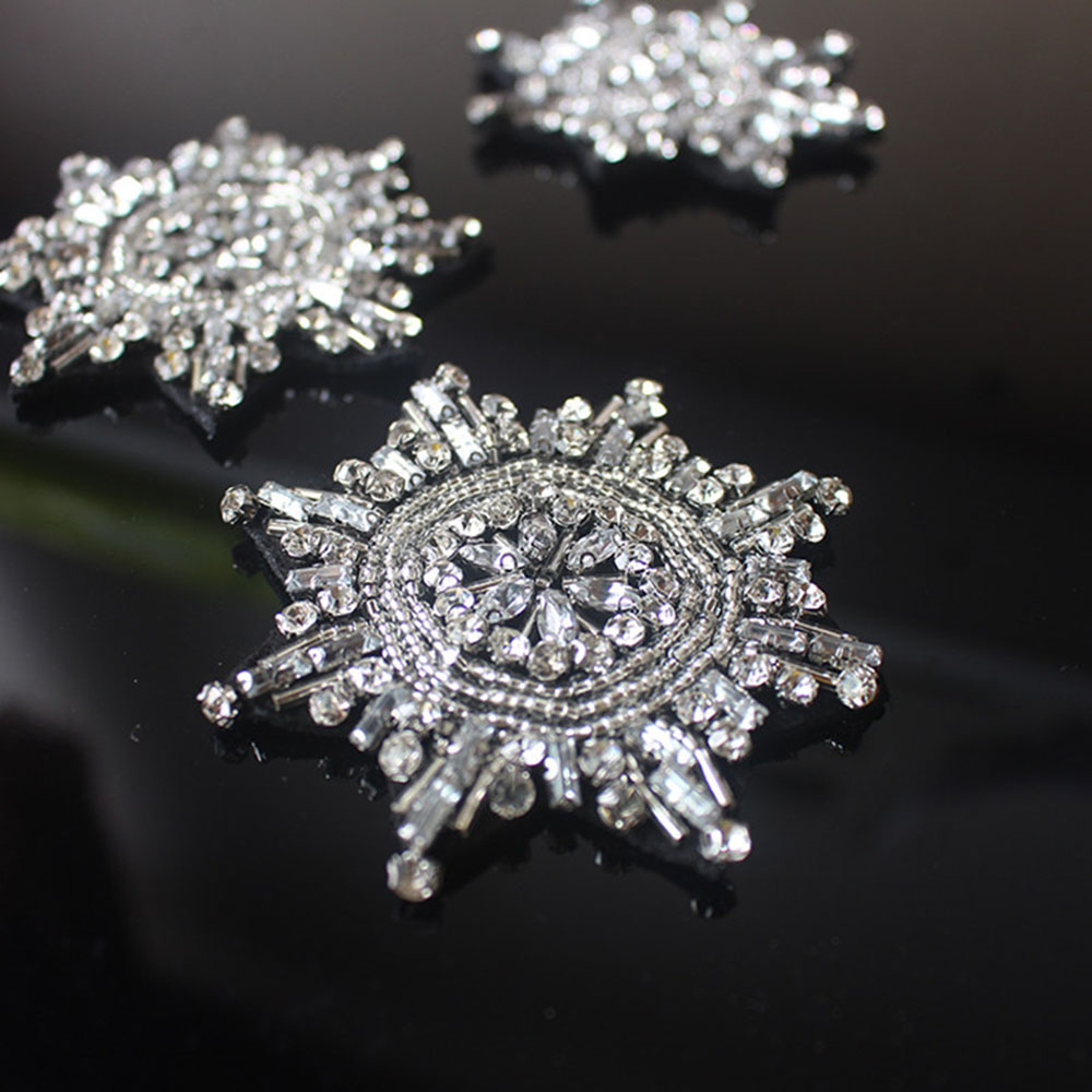 3pcs/lot Star Badge Beaded Pat – Embroidery Xmas Bewertung und Preis