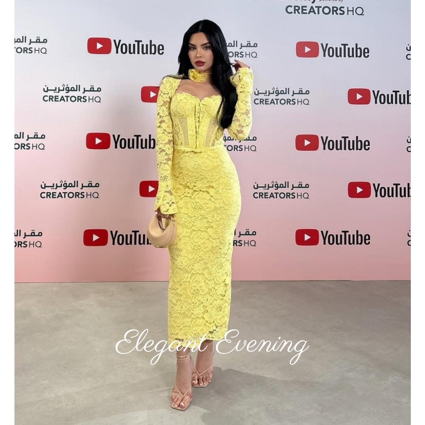 Yellow Lace Prom Dress Mermaid – Embroidery Yellow Flower Bewertung und Preis