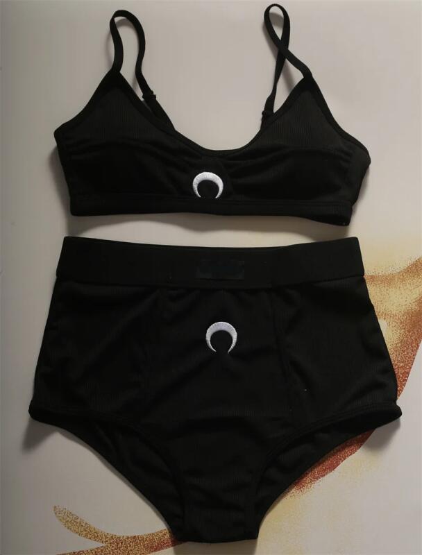 Moon Lingerie Set Women Sleeve – Embroidery Vest Bewertung und Preis