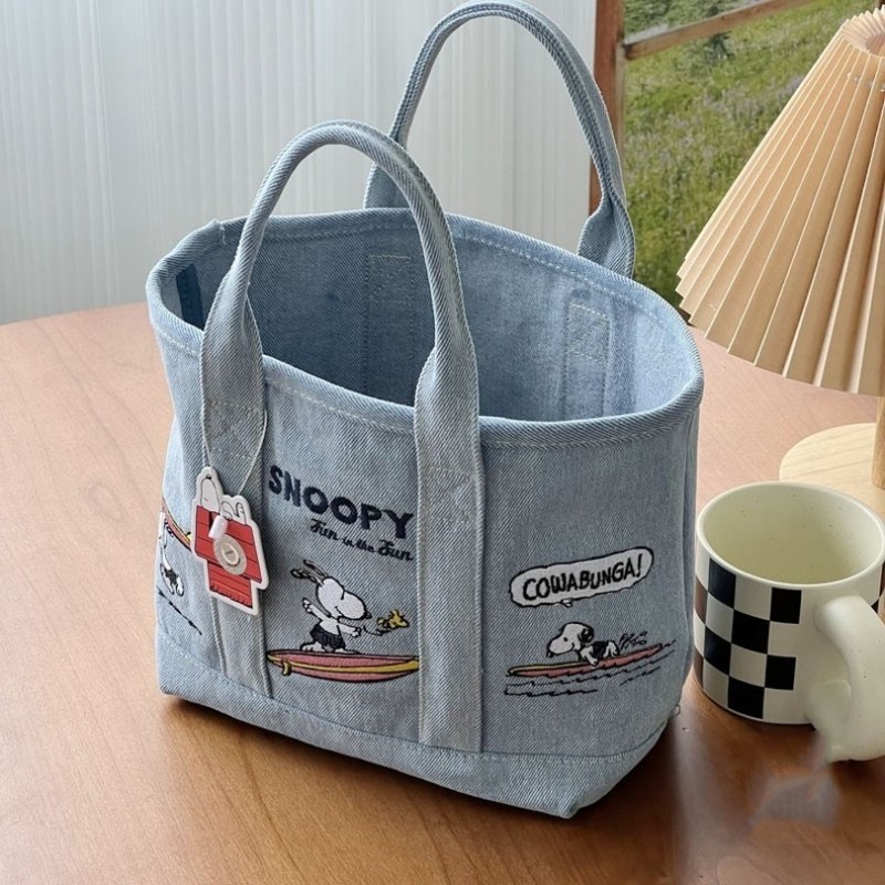 Snoopy Canvas Bag Cute Embroid – Embroidery Xmas Bewertung und Preis