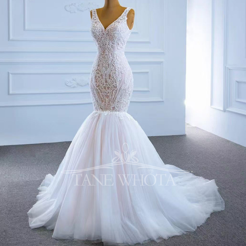 Civil Wedding Dress Spaghetti  – Embroidery Organza Bewertung und Preis