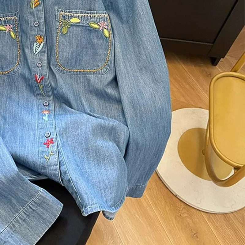 Harajuku Fashion Cotton Denim  – Embroidery Jeans Bewertung und Preis